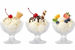 Cookinglife IJscoupes Glas 200 ml - 3 stuks - Ideaal voor IJs en Desserts