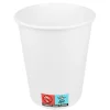 Cookinglife Kartonnen Koffiebekers 230 ml - Wit - 50 stuks