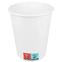 Cookinglife Kartonnen Koffiebekers 230 ml - Wit - 50 stuks