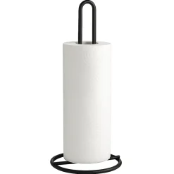 Cookinglife Keukenrolhouder Zwart 32 cm