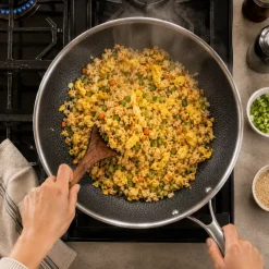 Cookinglife Koekenpannenset HexaCook - Hybride Pan 2-Delig ø 24 & 28 cm - NON STICK - geschikt voor alle warmtebronnen - keramische anti-aanbaklaag