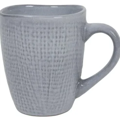 Cookinglife Koffiemokken Linen Grijs 340 ml – 6 stuks