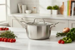 Cookinglife Kookpan Signature Steel - RVS - ø 16 cm / 1.2 Liter - geschikt voor alle warmtebronnen