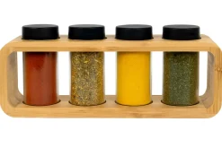 Cookinglife Kruidenrek Bamboe 4-Delig