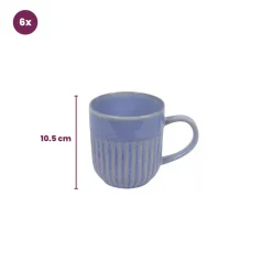 Cookinglife Mokken Aqua Maris 400 ml - 6 Stuks