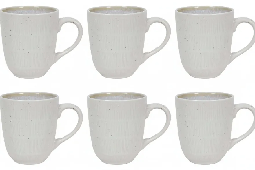 Cookinglife Mokken Nola Beige 350 ml - 6 Stuks