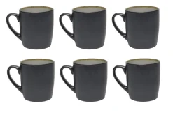 Cookinglife Mokken Nola Warm Grey 350 ml - 6 stuks
