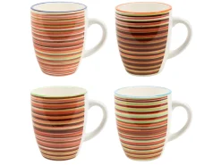 Cookinglife Mokken Rhythm & Lines 340 ml - 4 Stuks