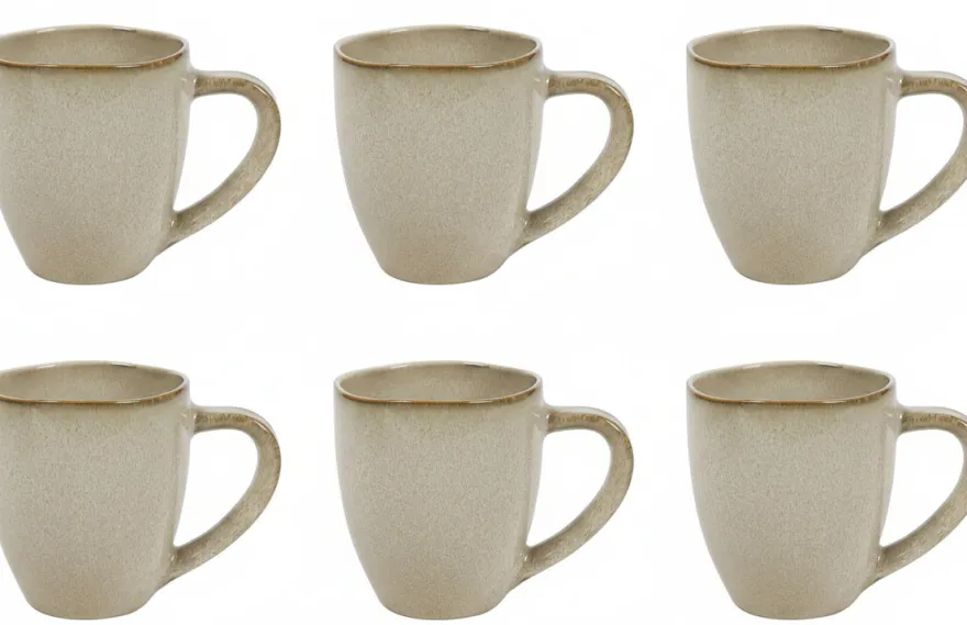 Cookinglife Mokken Sabi Beige 450 ml - 6 Stuks