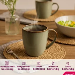 Cookinglife Mokken Sabi Groen 450 ml - 6 Stuks