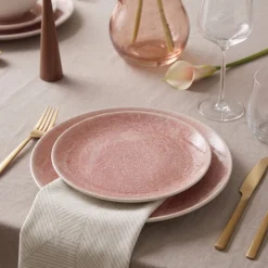 Cookinglife Ontbijtborden / Dessertborden Nola Roze ø 21 cm – 6 stuks