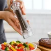Cookinglife Pepermolen Rocca Transparant - RVS Molen - 21.5 cm