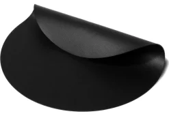 Cookinglife Placemats - Afwasbaar - Zwart - ø 38 cm - 6 stuks