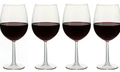 Cookinglife Rode Wijnglazen Milena 580 ml - 4 Stuks