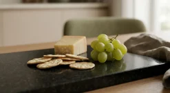 Cookinglife Serveerplank / Borrelplank Graniet Zwart - 40 x 30 cm