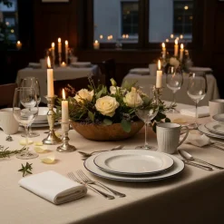 Cookinglife Serviesset Whitmore 30-delig / 6 personen - 6 dinerborden, 6 ontbijtborden, 6 diepe borden, 6 kommen en 6 mokken