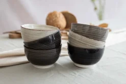 Cookinglife Soepkommen / kommen Delice Grijs ø 14 cm - 6 stuks