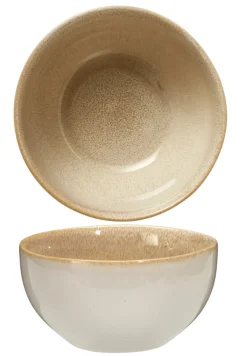 Cookinglife Soepkommen / Kommen Serene Zand ø 14 cm - Aardewerk - 4 Stuks