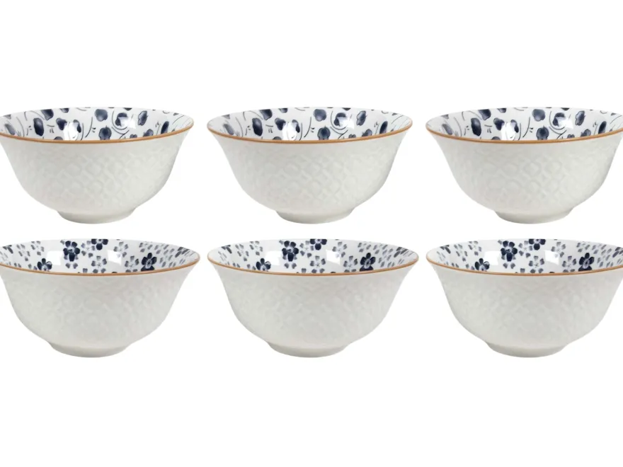 Cookinglife Soepkommen / Kommen Fleuris ø 16 cm - 6 stuks