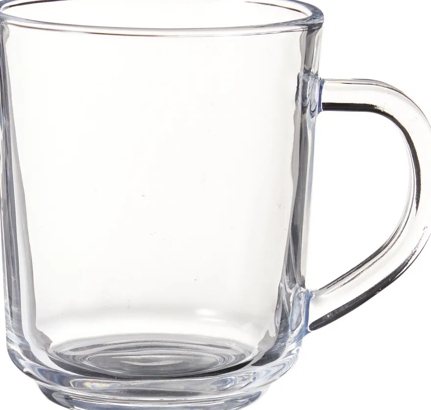 Cookinglife Theeglazen 220 ml Helder Glas - Set van 6 voor Warme Dranken
