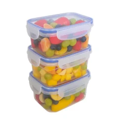 Cookinglife Vershoudbakje Clip & Fresh 430 ml - 13 x 9.5 x 5 cm - 3 Stuks