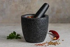 Cookinglife Vijzel Graniet - Zwart ø 13 cm