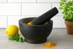Cookinglife Vijzel Graniet - Zwart ø 18 cm