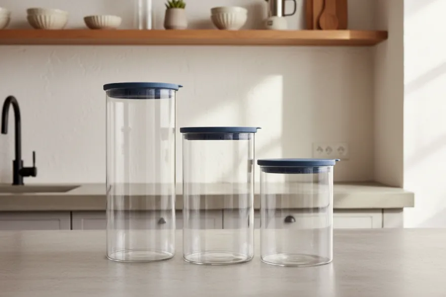 Cookinglife Voorraadpot - Glas - ø 13 cm / 1.9 Liter
