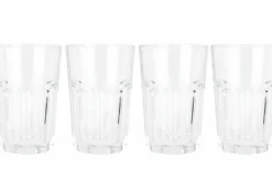 Cookinglife Waterglazen 500 ml Glas - Stapelbare Drankglazen Set van 4