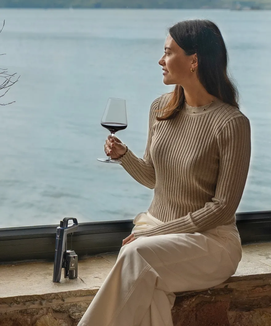 Coravin Wijnsysteem Timeless Six+ - Ocean Blue - Limited Edition