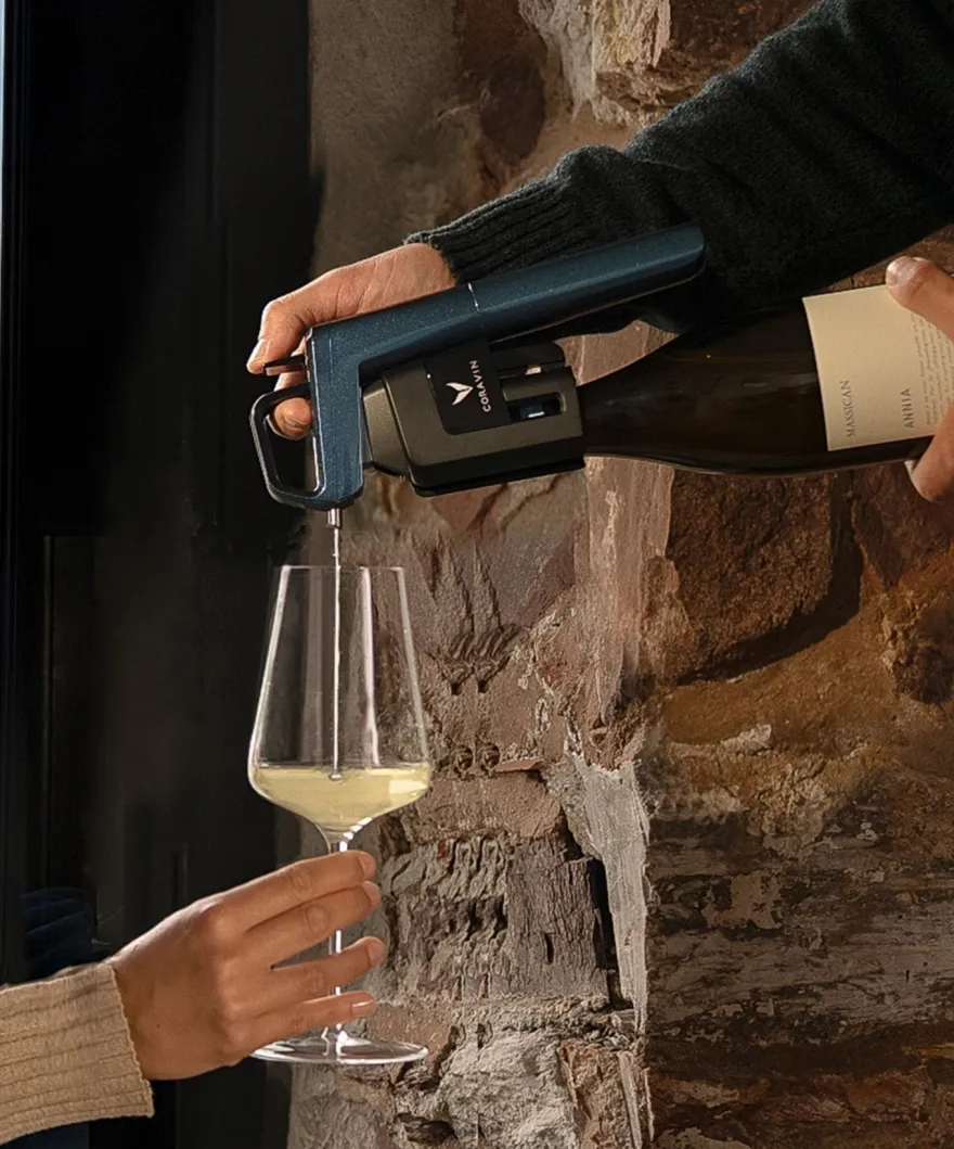 Coravin Wijnsysteem Timeless Six+ - Ocean Blue - Limited Edition