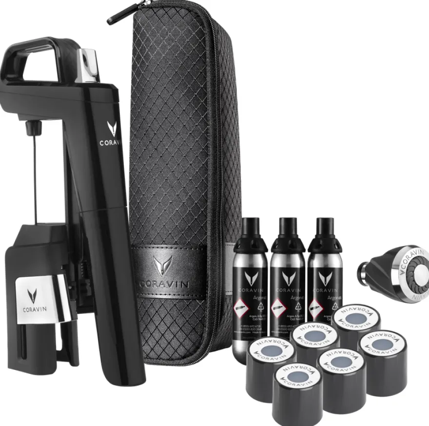 Coravin Wijnsysteem Timeless Six+ - Zwart