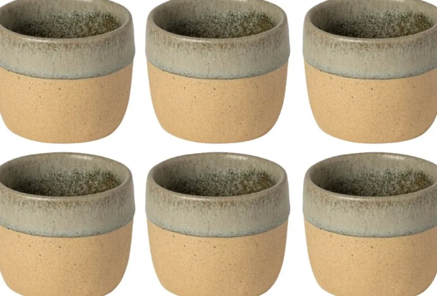 Costa Nova Bekers Arenito Sage Green 360 ml - 6 stuks