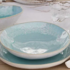 Costa Nova Diepe Borden / Pastaborden Casafina Eivissa Sea Blue ø 23 cm - 6 stuks