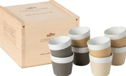 Costa Nova Espresso Kopjes Grespresso Nature 80 ml - 8 stuks - Gift box