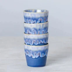 Costa Nova Espresso Kopjes Grespresso Multicolor 80 ml - 8 stuks - Gift box