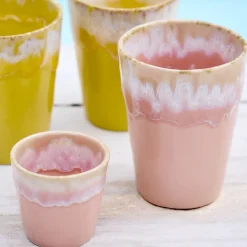 Costa Nova Espresso Kopjes Grespresso Soft Pink 80 ml - 8 stuks - Gift box
