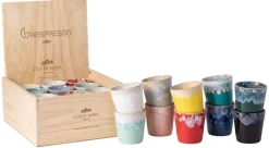Costa Nova Koffiekopjes Grespresso Multicolor 190 ml - 24 stuks - Gift box