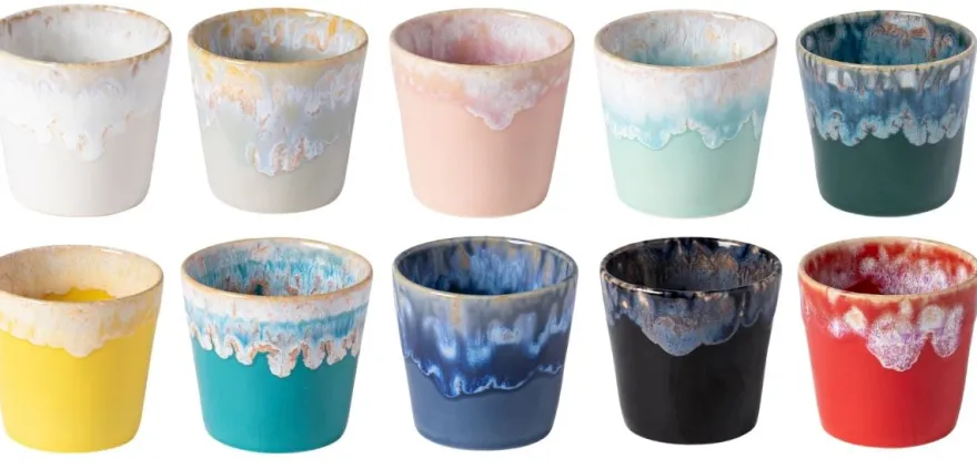 Costa Nova Koffiekopjes Grespresso Multicolor 190 ml - 24 stuks - Gift box