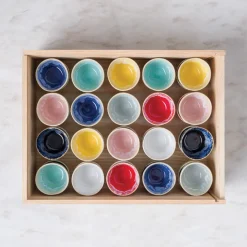 Costa Nova Koffiekopjes Grespresso Multicolor 190 ml - 24 stuks - Gift box