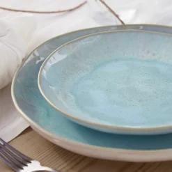 Costa Nova Ontbijtborden / Dessertborden Casafina Eivissa Sea Blue ø 22 cm - 6 stuks