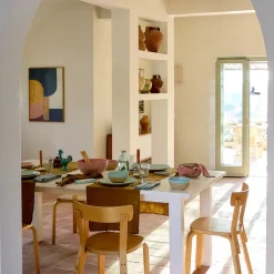 Costa Nova Serviesset Arenito Aqua 18-delig / 6 personen - 6 dinerborden, 6 ontbijtborden & 6 kommen