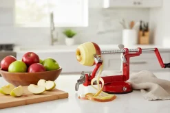 Cosy & Trendy Appelschilmachine met Zuignap - Rood