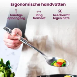 Cosy & Trendy Bakspaan met openingen - Delish Plus - RVS