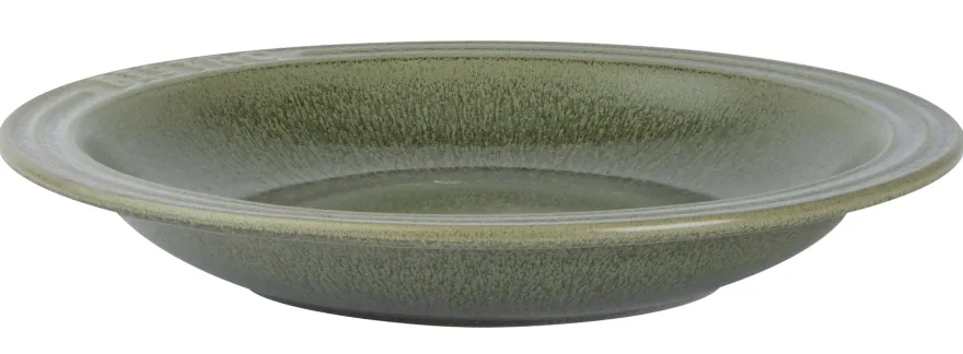 Cosy & Trendy Diepe Borden / Pastaborden Bistro Thyme Green ø 26 cm - 6 stuks