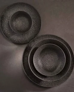 Cosy & Trendy Dinerborden Candy Black ø 26.8 cm - 4 Stuks