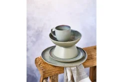 Cosy & Trendy Dinerborden Onna Sand-Green ø 27 cm - 6 Stuks