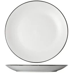 Cosy & Trendy Dinerborden Speckle Wit ø 27 cm - 6 stuks