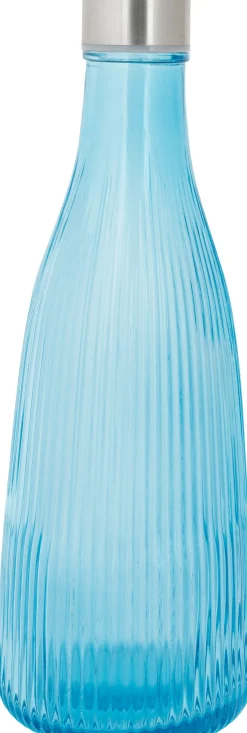 Cosy & Trendy Karaf / Waterkaraf Atla - met RVS Dop - Glas - Azure Blue - 1 liter