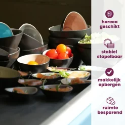 Cosy & Trendy Kleine Kommen Streetfood ΓΈ 12 cm / 350 ml - 10 Stuks